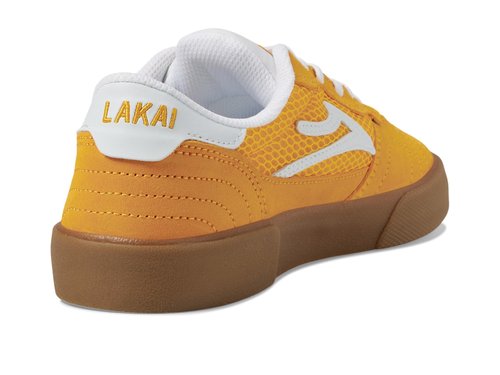 Lakai Cambridge Mens Skate Shoes, Gold/Gum Suede, 8