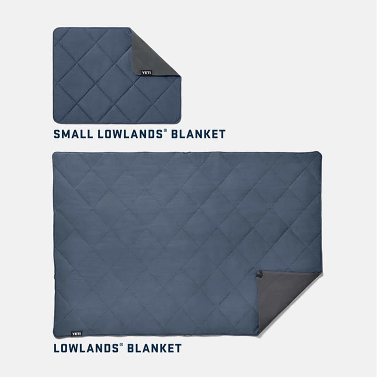 YETI Lowlands Blanket - Cozy Small Size in Olive Green for Ultimate Comfort