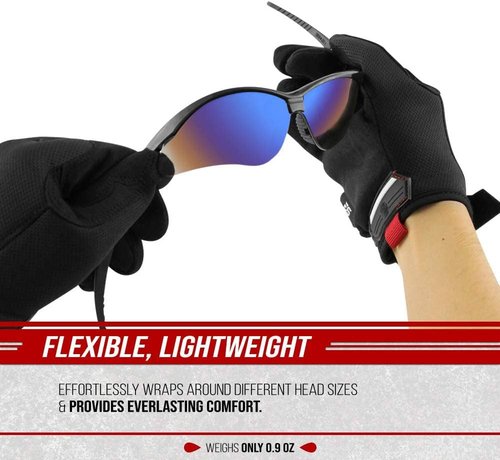 Glove Station Optic Max Safety Glasses - Scratch-Resistant Eye Protection for Hunting & Construction