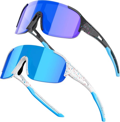 IKTOD Youth Baseball Sunglasses - UV400 Protection for Kids Aged 4-16 | Ideal for Softball & Cycling