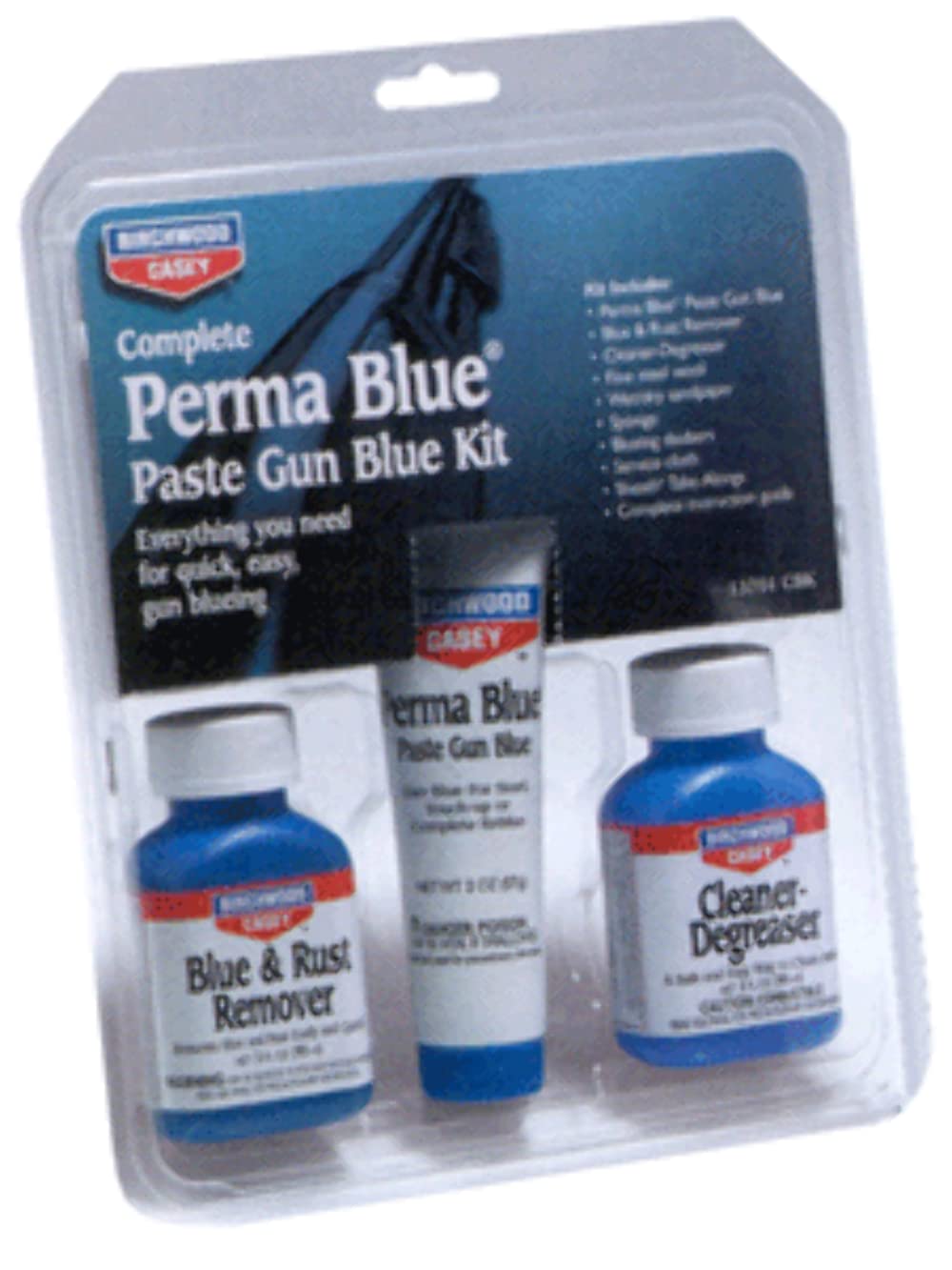 Birchwood Casey 12pc Perma Blue Paste Gun Blue Finishing Kit, BC-13701