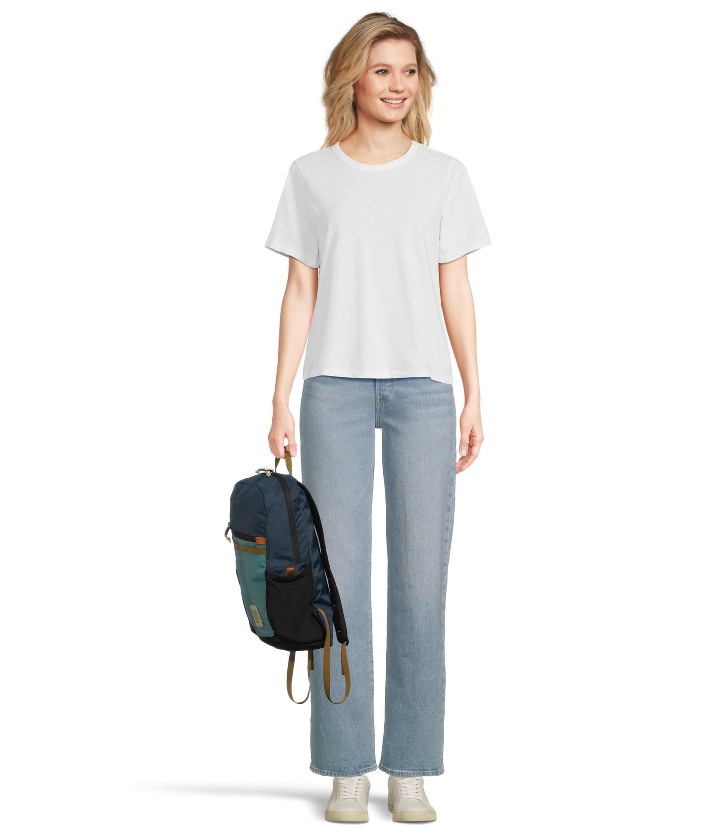 Topo Designs Peakview Packable Backpack, Midnight/Caribbean, One Size