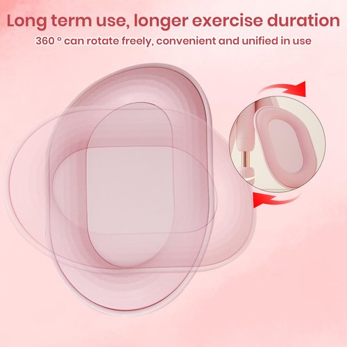 Thigh Master Exerciser for Women, 360°Adjustable Resistance Inner Pelvic Floor Muscle Thigh Exerciser and Back Training Rope -50LB Resistance Band and Sweat Waist Trainer,and LED Counting Display