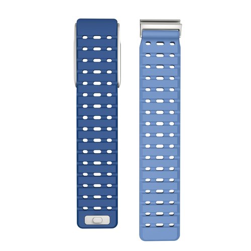 WAEVE Premium Silicone Sport Band Magnetic – Compatible with Whoop 5.0 & Whoop MG (ECG) | Breathable Perforated Replacement Strap – Light Blue, Whoop - MG (Life)