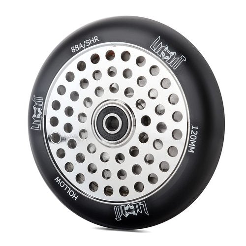 Limit Pro Scooter Wheels 120x24mm Oil Slick Hollow Core Scooter Replacement Wheels for Stunt Trick Scooters a Pair with ABEC-9 Bearings Installed