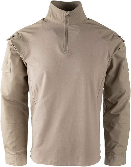 LA Police Gear Men's Combat Shirt - Lightweight Long Sleeve Uniform for Comfort & Durability
