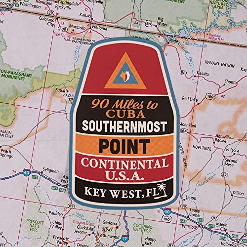 Key West Sticker - Waterproof Florida Travel Souvenir - 3"