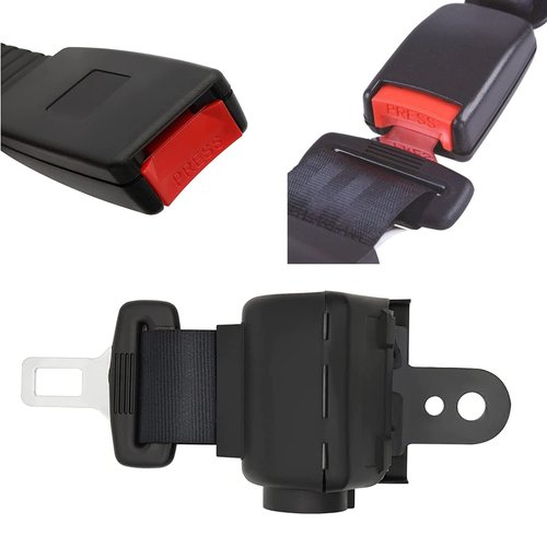Bravokit Retractable Golf Cart Seat Belts Kit, Universal Retractable Seatbelts Fits Club Car EZGO TXT&RXV Yamaha Drive Club Car DS (Set of 2)