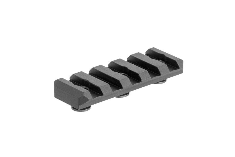 Arisaka Defense Low Profile Picatinny Rail KeyMod, 5 Slot, Black, LPR-K