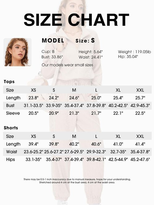 EXLURA Women's Fall 2 Piece Waffle Lounge Set Sweatsuit 2024 Travel Half Zip Sweatshirts Pants Jogging Tracksuit Outfits