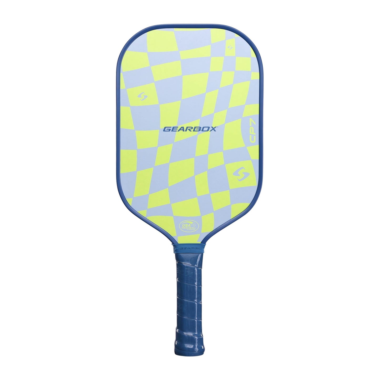 Gearbox CP7 Pickleball Paddle 8 oz – Lightweight Carbon Fiber Paddle with Textured Surface for Ultra Spin, Power & Control – Elongated Shape, Large Sweet Spot, Hyper-Bite Technology, 4” Grip