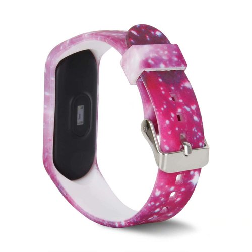 T-BLUER Colourful Replacement Band Strap Wirstband for Xiaomi Mi Band 3/Mi Band 4 Band Smart Bracelet Accessories(No Tracker)