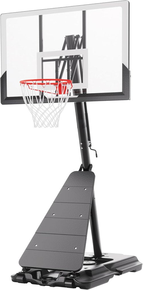 Feelwin Basketball Hoop - Adjustable 10ft Height | Durable 45/48in Steel Frame for Youth & Adults