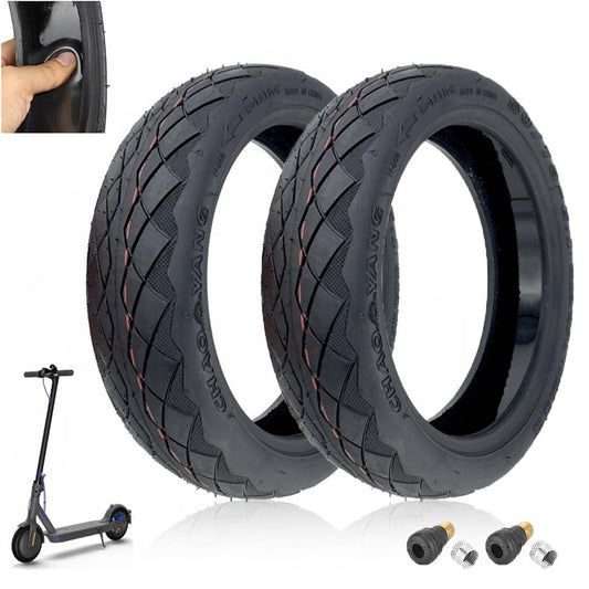 RidTianTek 8.5 inch 50/75-6.1 Self-healing Rubber Tire for Gotrax GXL V2 Hiboy S2 APEX XL Xiaomi M365 Pro Pro2 1S MI3 and 8.5 inch Electric Scooters, 8 1/2x2 Front and Rear Replacement (2 Pcs)