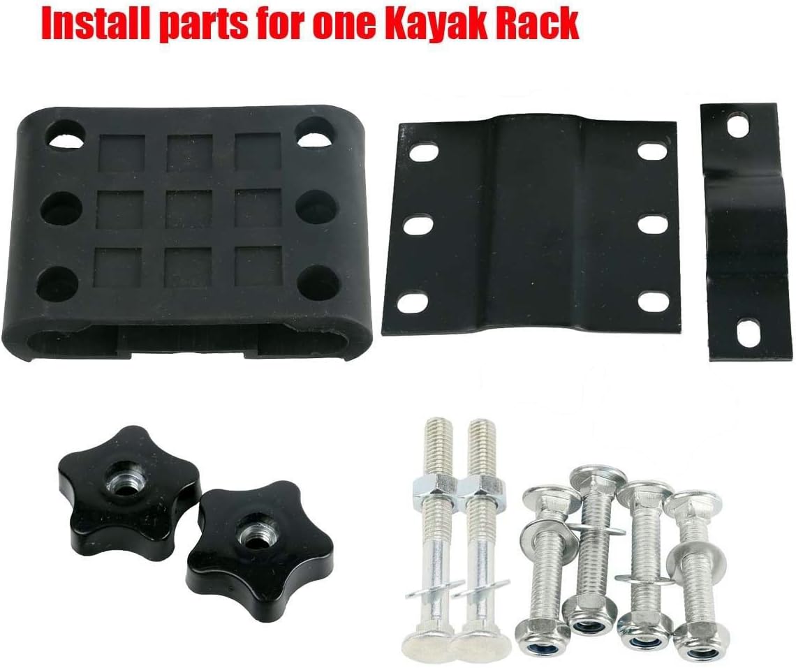 XMT-MOTO J-Bar Kayak Carrier - Universal Top Mount Roof Rack for SUVs & Vans - 2 Pairs