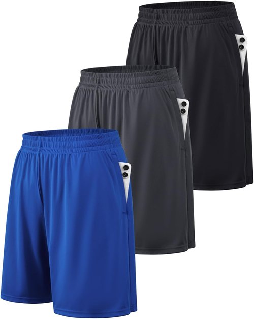 BALENNZ Athletic Shorts - Quick Dry Activewear for Men with Pockets & Elastic Waistband