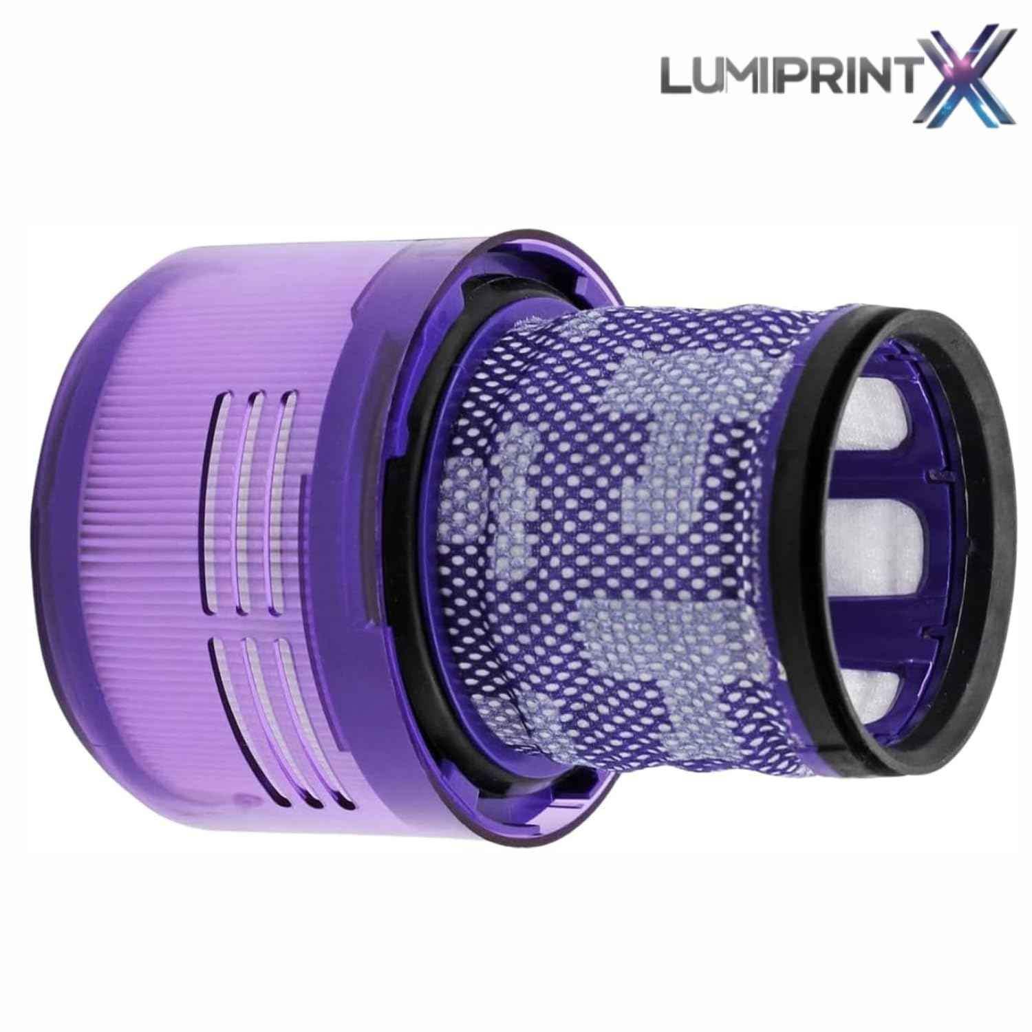 Dyson V11 Filter, 2-Pack Premium True HEPA Replacement Filters for Dyson V11, V11 Animal, V11 Completed/Absolute, Dyson-V15, V15 Filter, V15 Absolute/Submarine with Trigger Clamp, Part no. 970013-02