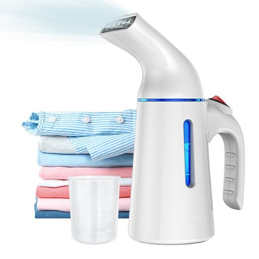 Blesgam Steamer for Clothes 700W, Fast Heat-up in 40S, Clothes Steamer with 120ML Water Tank, 25g/min Strong Penetrating Steam, Handheld Steamer Iron for Travel and Home(GY169)