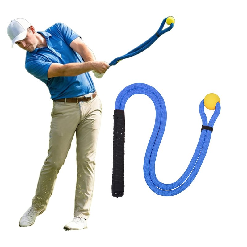 WIGERLON Golf Rope Swing Trainer - Professional Training Aid to Improve Swing Speed, Tempo, Rhythm, Flexibility Strength, for Warm-Up & Practice, Golf Gift for All Level Golfers