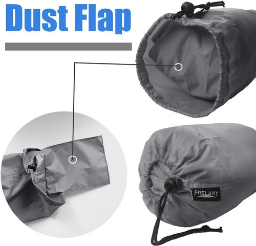 Frelaxy Ultralight Stuff Sack Set - 5-Pack (3L, 5L, 9L, 15L, 20L) with Dust Flap | Perfect for Travel & Hiking