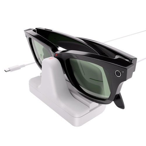 Seltureone Charging Dock Compatible with Ray-Ban Meta Wayfarer, Skyler, Headliner Smart Glasses with 3.28FT Type-C Charging Cable for Ray-Ban Meta Gen 2 Charger Accessories