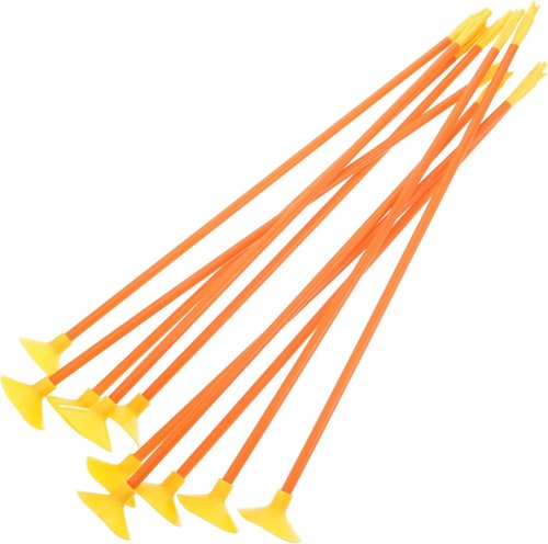 BESPORTBLE 10-Pack Replacement Suction Cup Arrows - Safe Indoor/Outdoor Play | 41cm Large Plastic Arrows