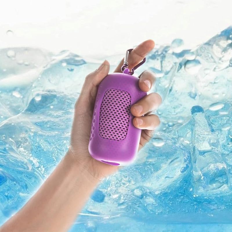 Cooling Towel - Quick Dry Microfiber Sports Towel 35"x12" - Purple