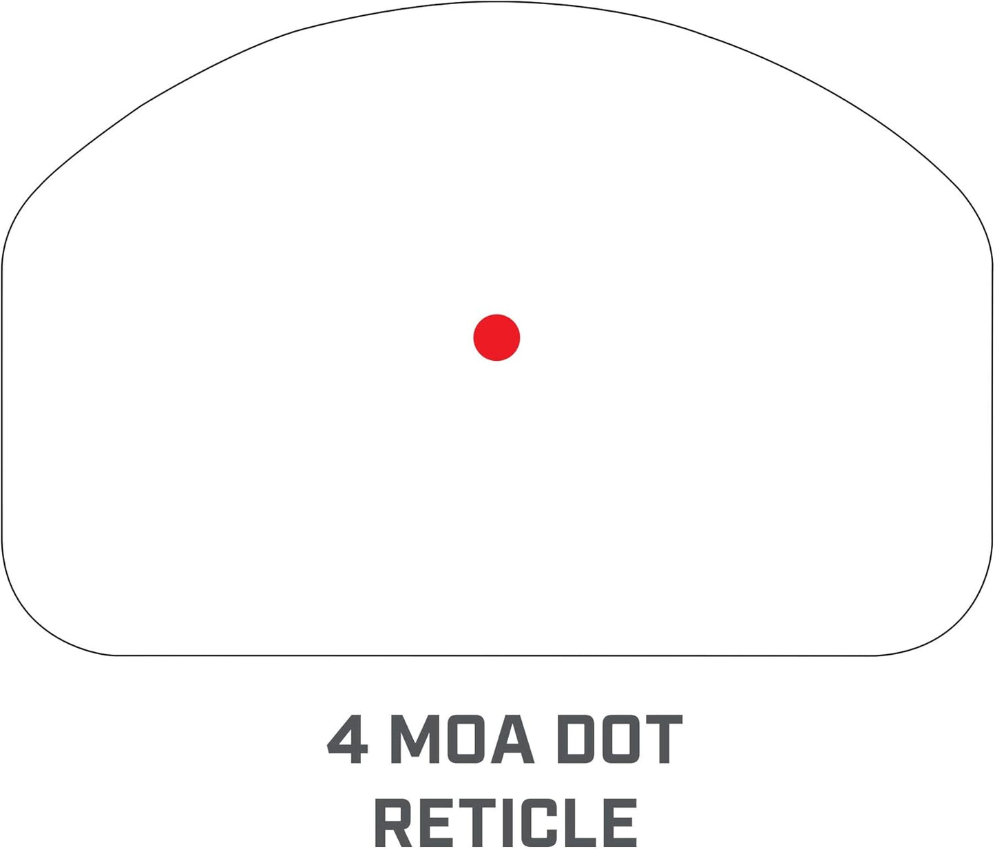 RXS-100 Black Reflex Sight - Weaver/PIC Mount Compatibility | 1X25mm Precision Optics