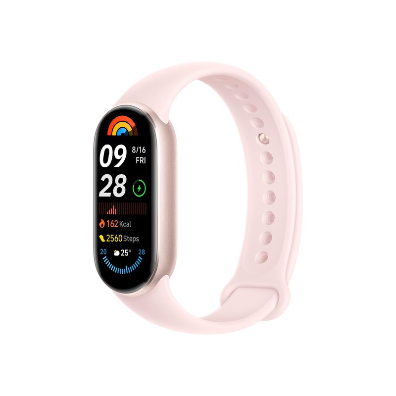 XIAOMI Smart Band 9 Global Version (2024) 1.62" Amoled Display | 233 mAh Battery | up to 21 Days of Battery Life | Over 150 Workout Modes | BT 5.4 | 50M Water Resistant - Mystic Rose