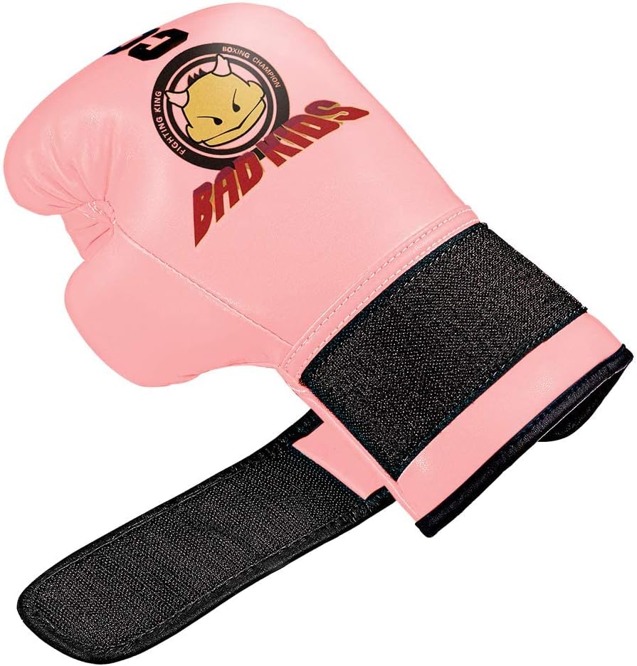 TEKXYZ Kids Boxing Gloves - Durable Synthetic Leather Training Gloves for Ages 3-12 | Vivid Colors