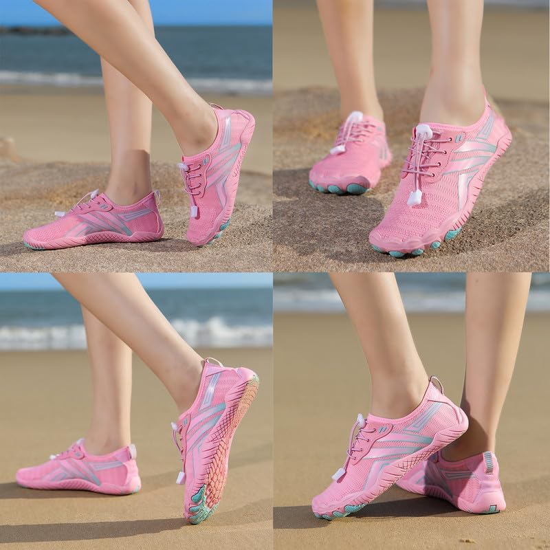 Skiennix Water Shoes - Quick-Dry Barefoot Aqua Shoes for Men & Women | Ideal for Beach, Pool, Hiking, and Water Sports