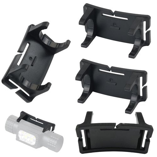 Lenporl 5 PCS Headlamp Holder Mounting Clip Buckle Headlight Flashlight Mount Stand for Slonik and Most Other 22mm -26mm LED Headlamps Flashlight Rechargeable (Not Include Head Lamp)