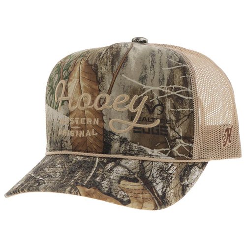 HOOEY OG Adjustable Snapback Hat - Trucker Hat for Men & Women with Mesh Back, 5 Panel Baseball Cap w/Rope Detail, Western OG Logo Ball Cap, Breathable Snap Back, One Size Fits All