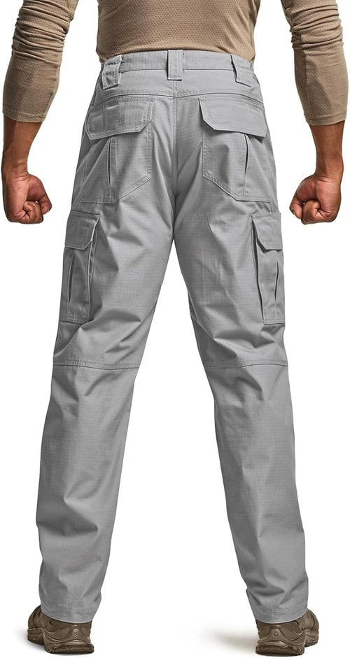 CQR Tactical Pants - Lightweight Water-Resistant Ripstop Cargo for EDC & Hiking | Men's Outdoor Apparel
