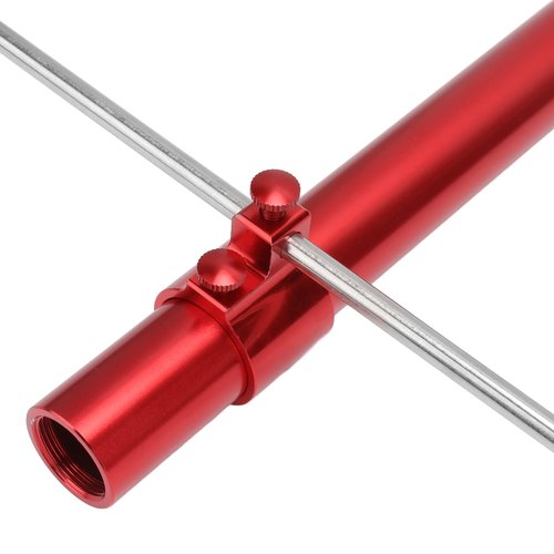 POENVFPO Derailleur Alignment Tool,Portable High Strength Aluminium Alloy Rear Derailleur Hanger Alignment Repair Tool (Red)