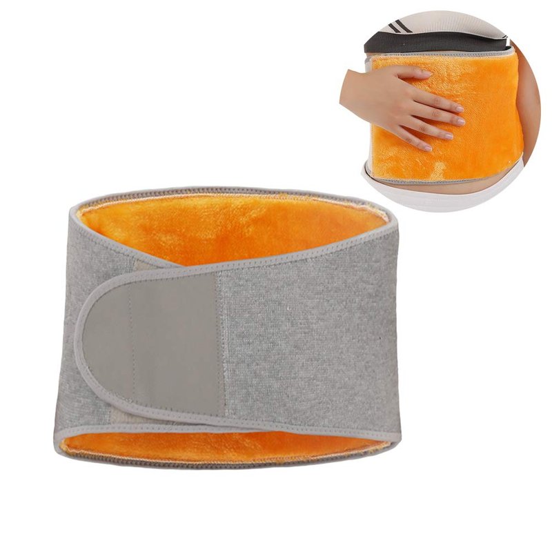 VORCOOL Men Women Winter Thicken Thermal Plush Waist Warmer Lumbar Support Belt Cozy Warm Abdominal Protector Stomach Body Wrap Band Back Brace Kidney Binder Size XL