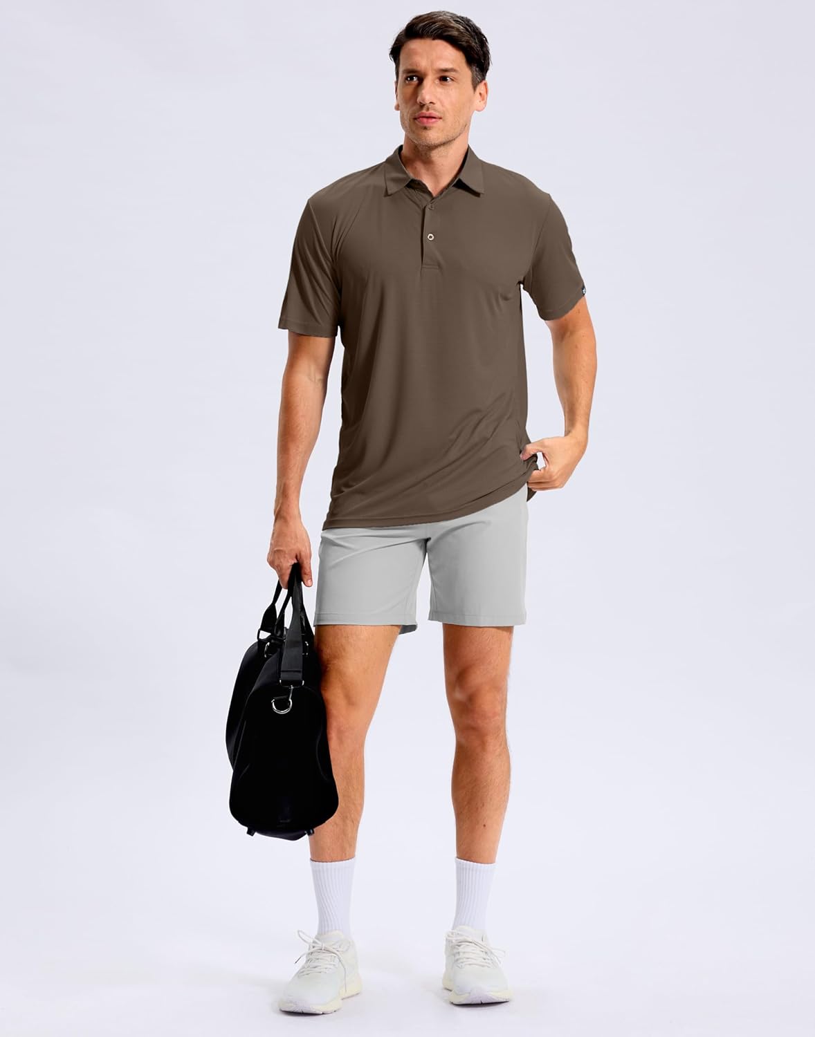 Skiennix Men's Golf Shirt - Lightweight Short Sleeve Dry Fit Polo | Moisture-Wicking Performance