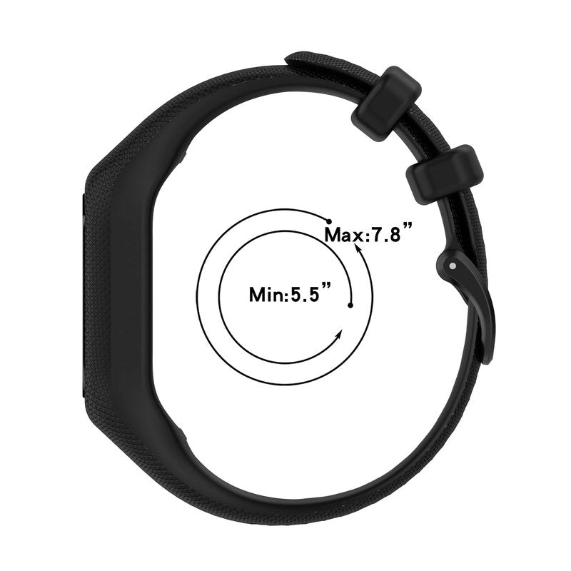 Replacement Bands Compatible for Garmin Vivosmart 5 Bands Replacement Strap Wristbands Bracelet Band for Vivosmart 5 Tracker for Women Men (Small, 5 Pack B)