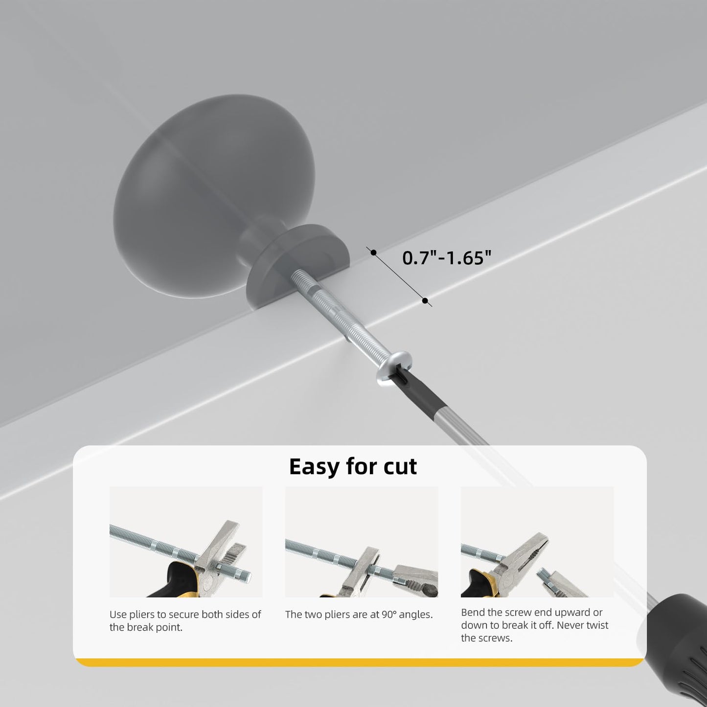 goldenwarm 5 Pack Black Cabinet Knobs Matte Black Dresser Drawer Knobs, Round Kitchen Cabinet Hardware Zinc Alloy Cupboard Pulls