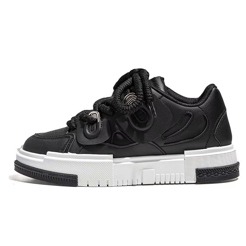 TERBOFIN Men's Walking Shoes Fashion Casual Sneakers Skate Shoes Black