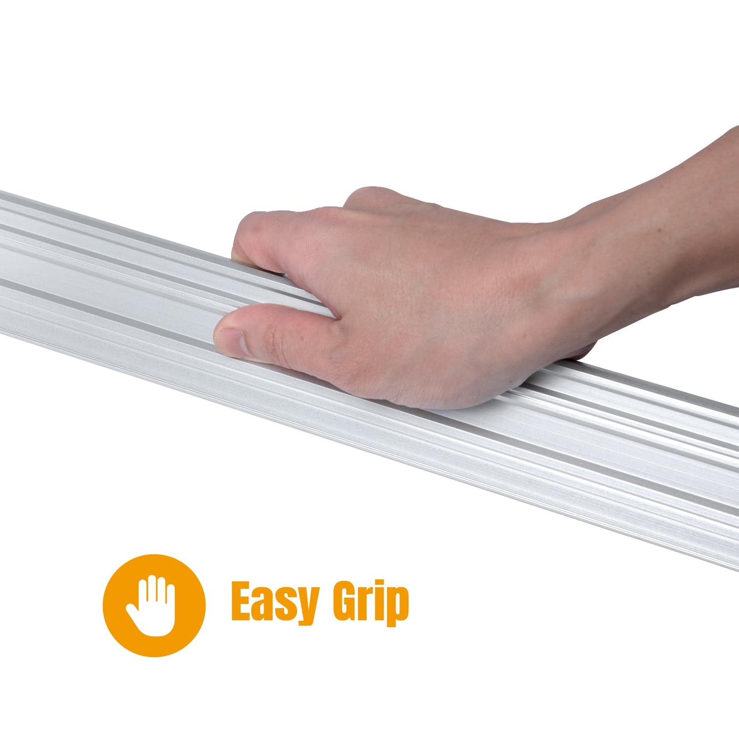 POWERTEC 24, 38 & 50 Inch Machinist Aluminum Straight Edges, for Checking Surface Warp, Marking/Scribing Lines - Used w/Feeler Gauges for Automotive Repairs, Cylinder Head Checks (71720)