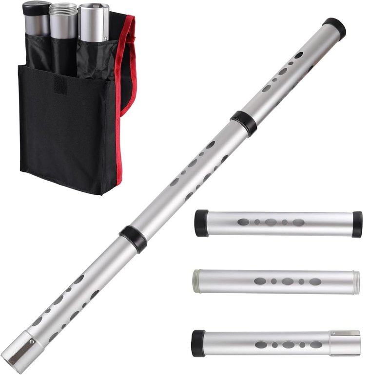WIGERLON Golf Picker Upper Tube，Golf Ball Retriever，Golf Collector Tool,shag Bag for Golf Ball,Golf Balls Shagger