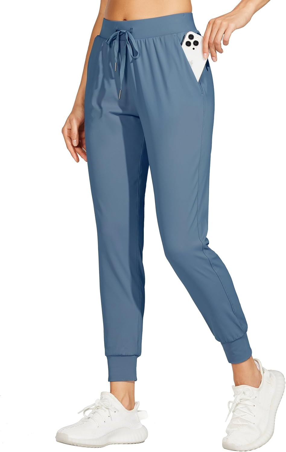 Willit Women's Joggers - Lightweight Athletic Sweatpants with Pockets | Casual Tapered Fit