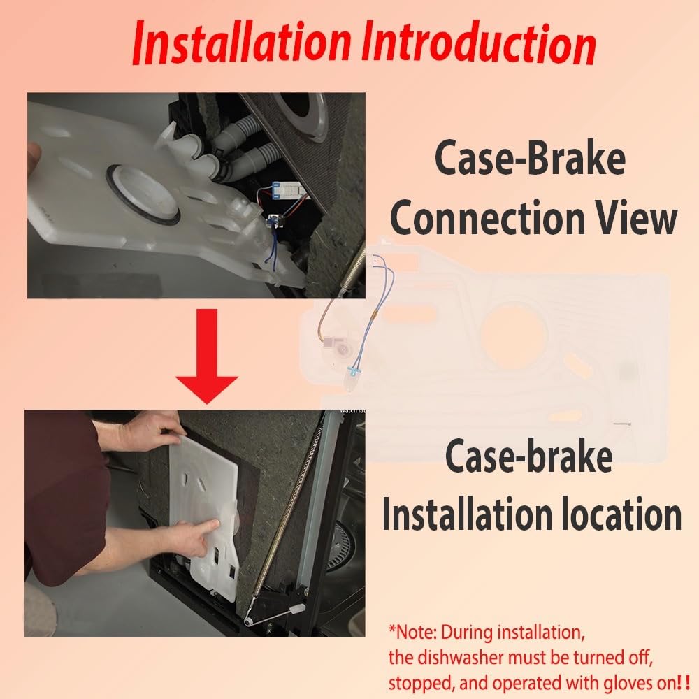 Sunniswi DD82-01111B / DD81-02138A DD82-01373A Dishwasher A/S Assy-Case Brake Air