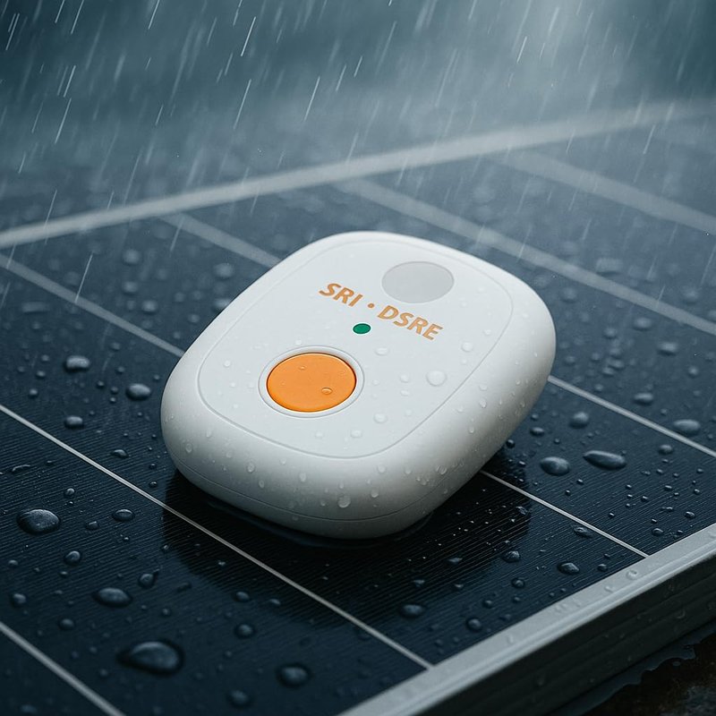 Solar Power Meter – Measures Solar Radiation Intensity & Daily Solar Radiation Energy, 180-Day Data Logging, Real-Time Graphs & CSV Export, Weather-Resistant Outdoor Solar Irradiance Monitor