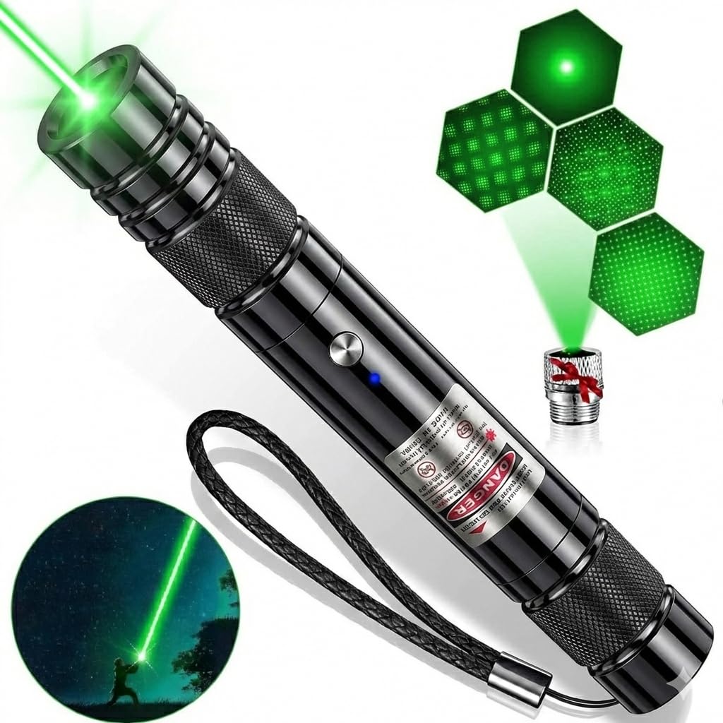 High Power Green Laser Pointer, Long Range Presentation Pen - Green