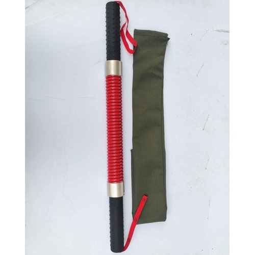 HAOYING Red Power Twister Bar Arm Shoulder Upper Body Chest Builder Strengthener Spring Exercise Bicep Blaster(80 kg - 176 lbs)