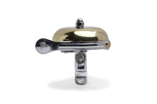 Thousand Pennant Bike Bell for Cycling, Brass - Fits Most City Bikes, Mountain Bikes and Road Bike Handlebars