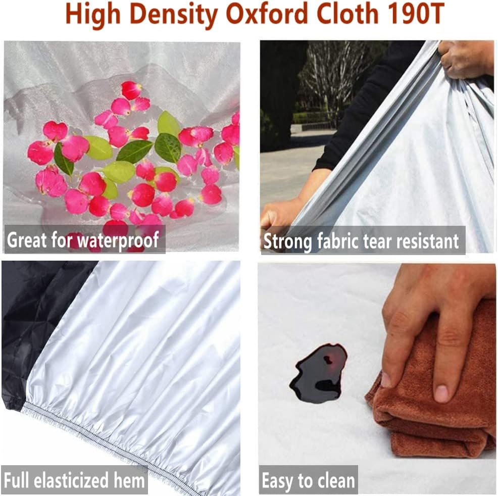 Skiennix Outdoor Waterproof Bike Covers - Secure Lock Hole for Mountain & Electric Bikes