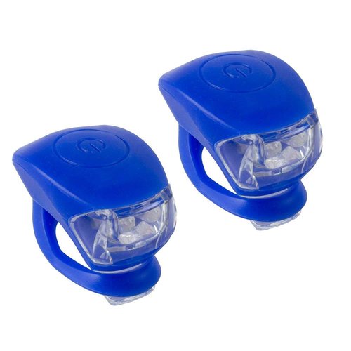M-Wave Cobra IV Lights with White and Red LED (Pair), Blue